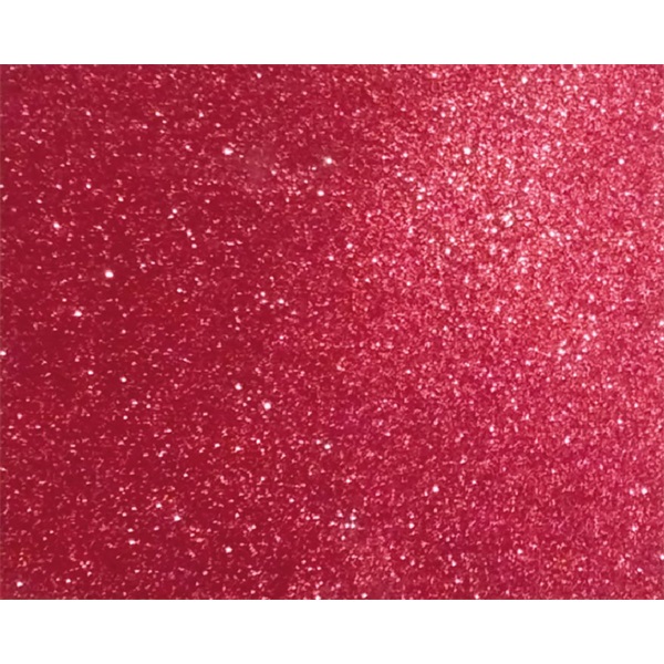 Kreatív 20x30cm öntapadós 2mm glitteres piros dekorgumilap