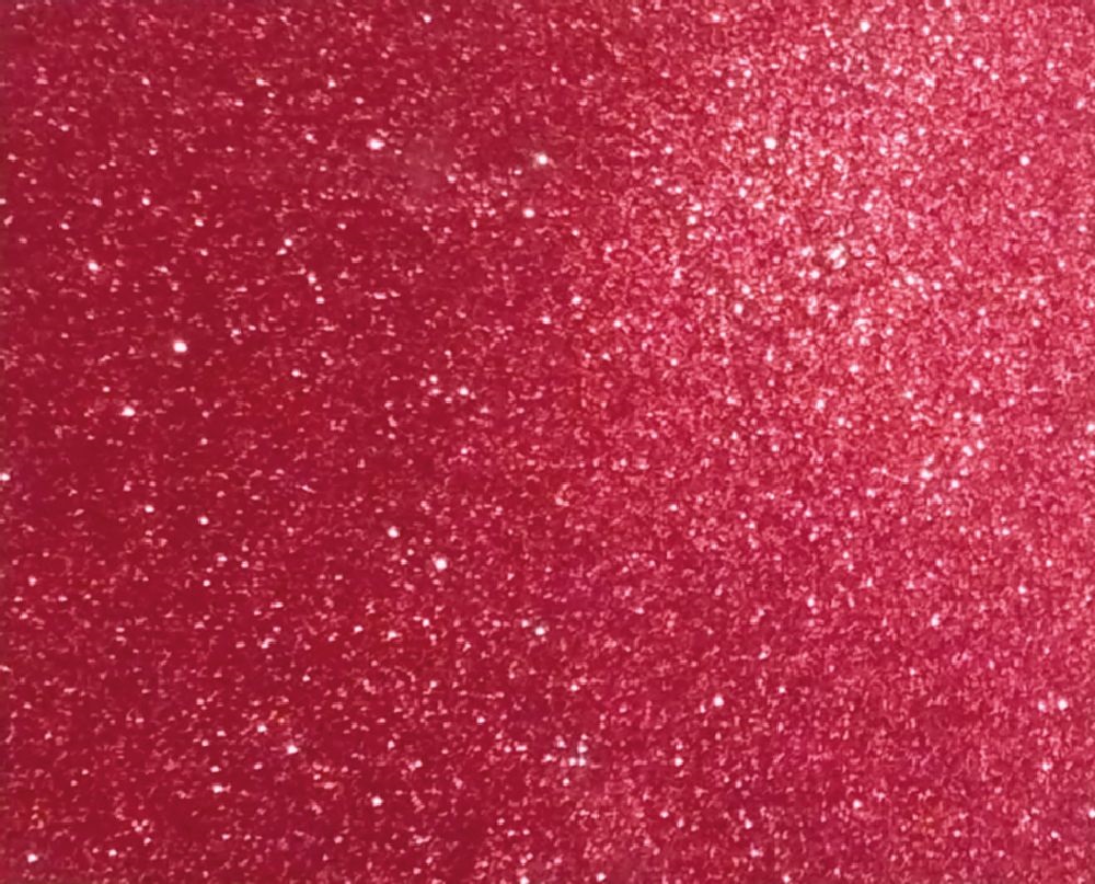 Kreatív 20x30cm öntapadós 2mm glitteres piros dekorgumilap