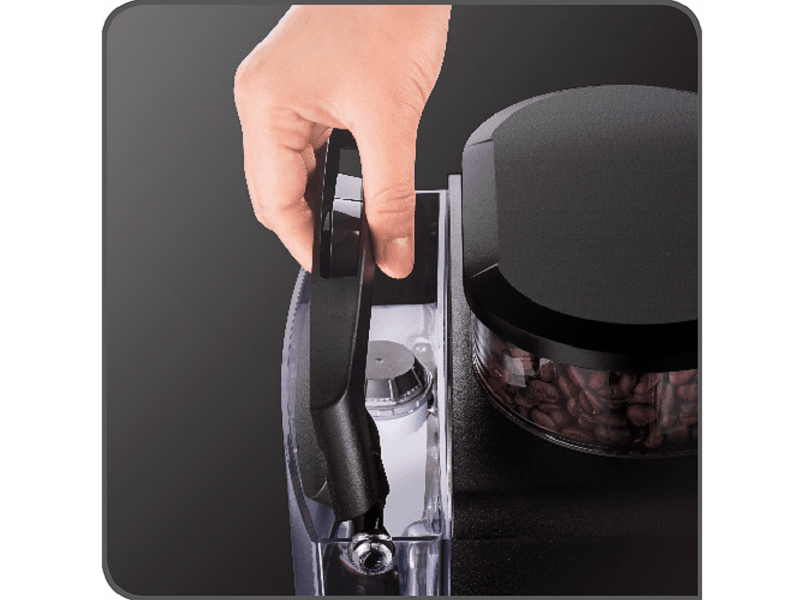 Krups EA816570 Essential tejtartóval piros automata espresszo kávéfőző
