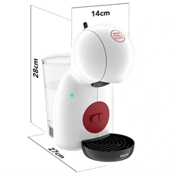 Krups KP1A3110 Piccolo XS Nescafé Dolce Gusto fehér kapszulás kávéfőző
