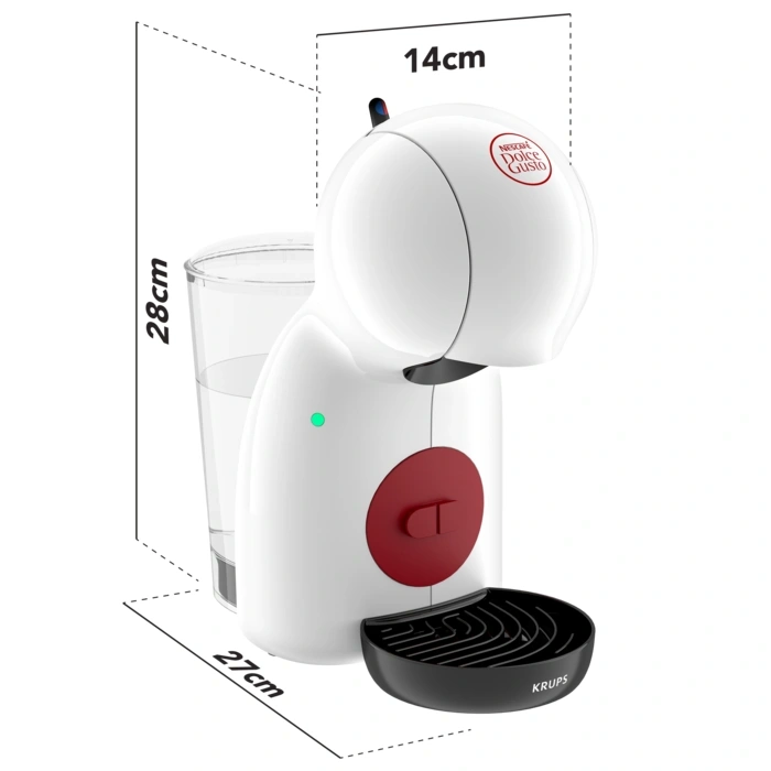 Krups KP1A3110 Piccolo XS Nescafé Dolce Gusto fehér kapszulás kávéfőző