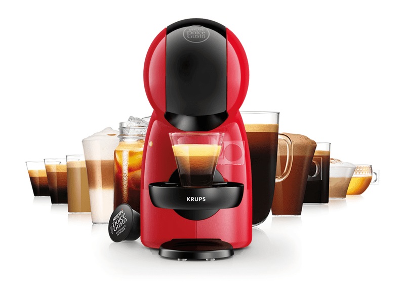 Krups KP1A3510A Piccolo XS Nescafé Dolce Gusto piros-fekete kapszulás kávéfőző