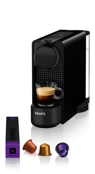 Krups XN510810 Nespresso Essenza Plus fekete kapszulás kávéfőző