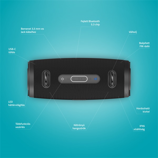 LAMAX Eclipse1 60W Bluetooth hangszóró