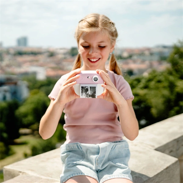 Lamax InstaKid2 Play - pink hőpapíros rózsaszín gyerek fényképezőgép