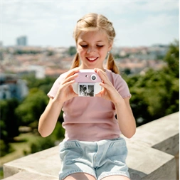 Lamax InstaKid2 Play - pink hőpapíros rózsaszín gyerek fényképezőgép