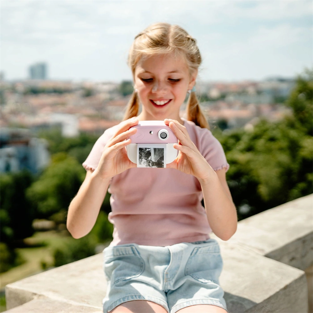 Lamax InstaKid2 Play - pink hőpapíros rózsaszín gyerek fényképezőgép