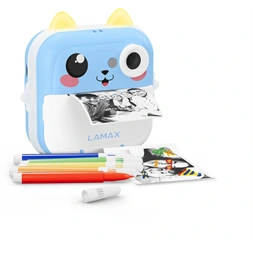 Lamax InstaKid2 Plus Blue hőpapíros kék gyerek fényképezőgép