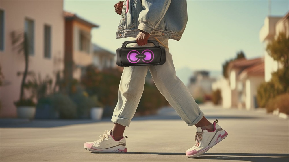 LAMAX PartyGo1 Play hordozható Bluetooth party hangszóró