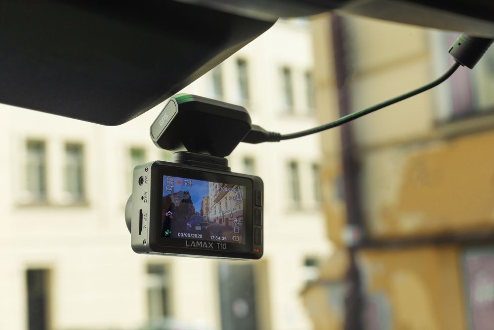 LAMAX T10 4K GPS autós menetrögzítő kamera