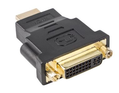 LANBERG HDMI(M)->DVI-D(F)(24+5) SINGLE LINK FEKETE ADAPTER