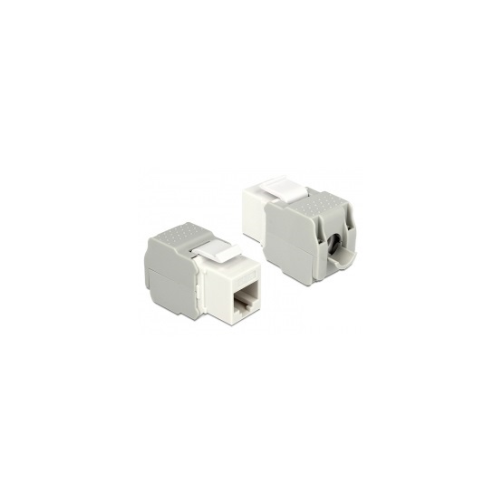 LAN Delock 86341 Keystone modul RJ45 anya > LSA Cat6 UTP - Fehér