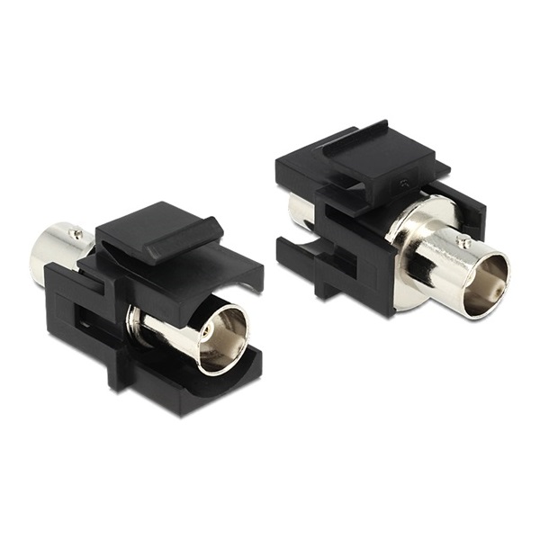 LAN Delock 86351 BNC anya > BNC anya Keystone modul - Fekete