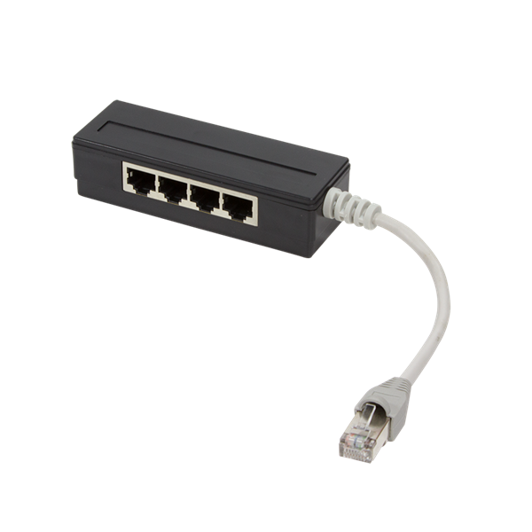 LAN LogiLink MP0032 RJ45 5portos elosztó - árnyékolt - 0,15m kábellel