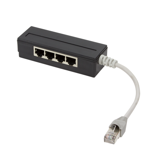 LAN LogiLink MP0032 RJ45 5portos elosztó - árnyékolt - 0,15m kábellel