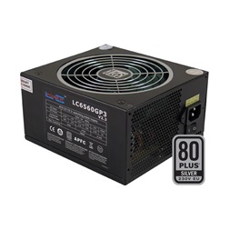 LC-Power Tápegység 560W - LC6560GP3 (80 Plus Silver, Aktív PFC, 14cm)