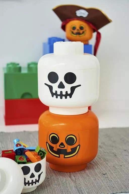 LEGO Csontváz tárolófej, fehér (2 literes)