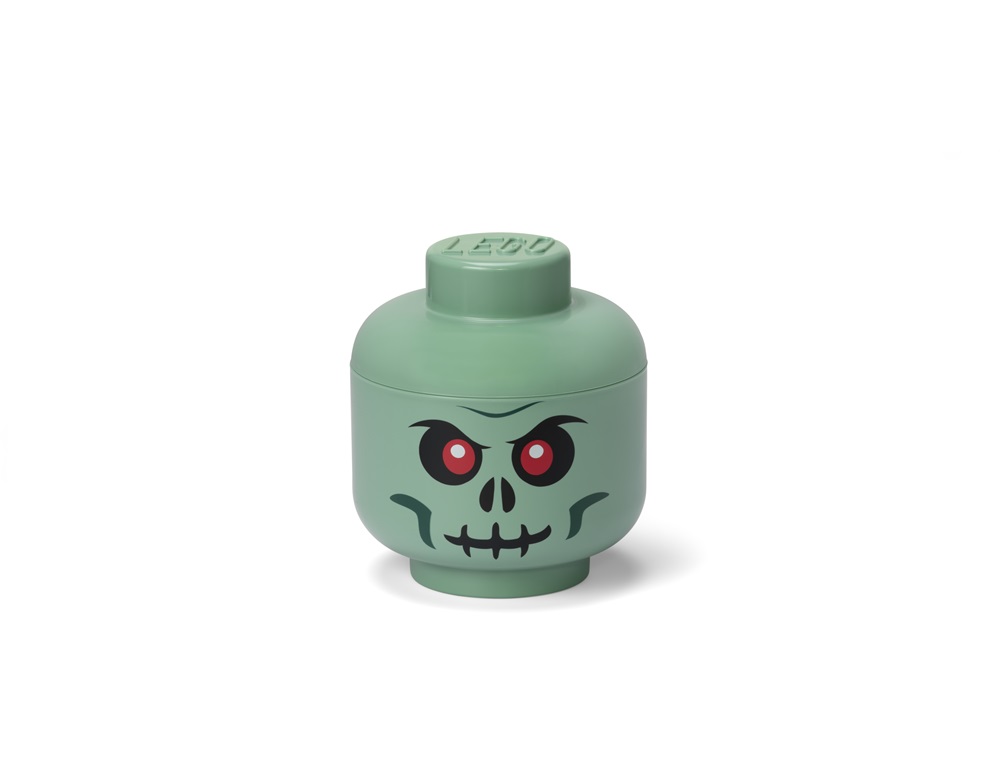 LEGO Csontváz tárolófej, zöld (2 literes)