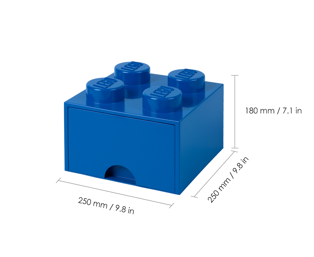 LEGO Fiókos tárolódoboz 2x2, kék