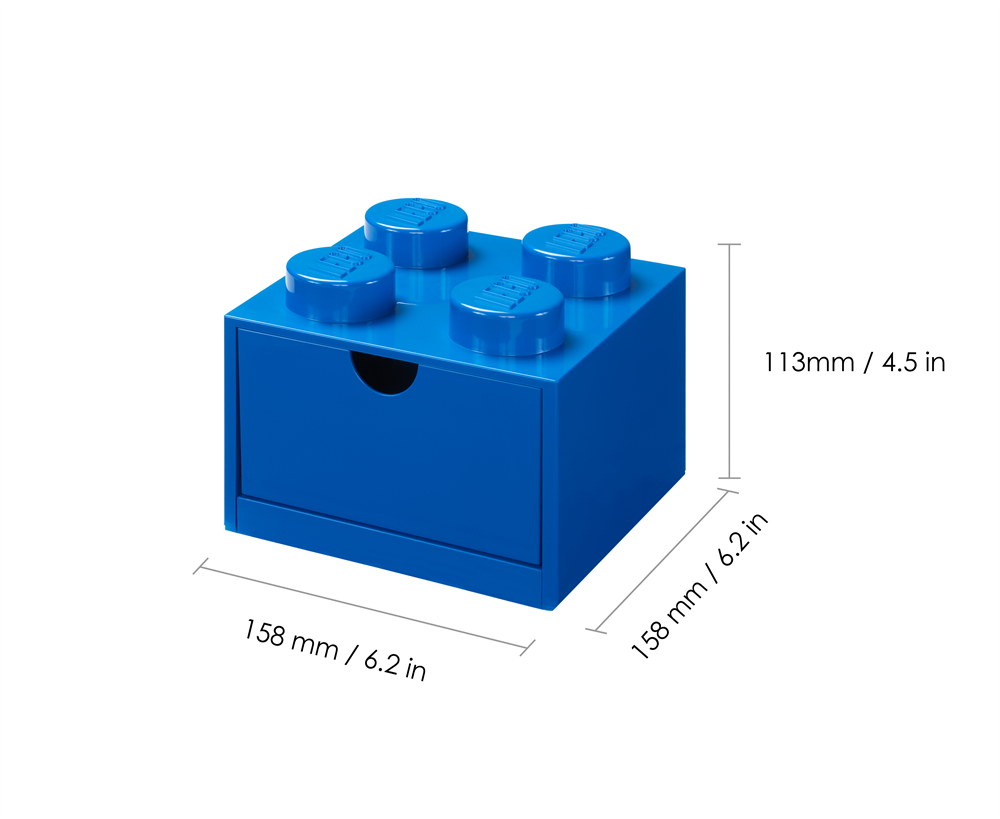 LEGO Fiókos tárolódoboz 2x2,kicsi,kék