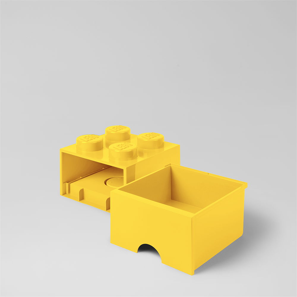 LEGO Fiókos tárolódoboz 2x2, sárga
