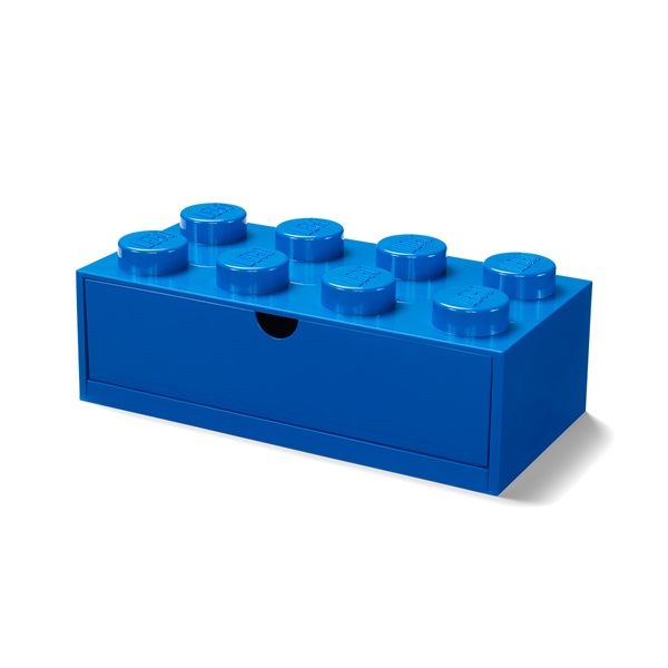 LEGO Fiókos tárolódoboz 2x4,kicsi, kék
