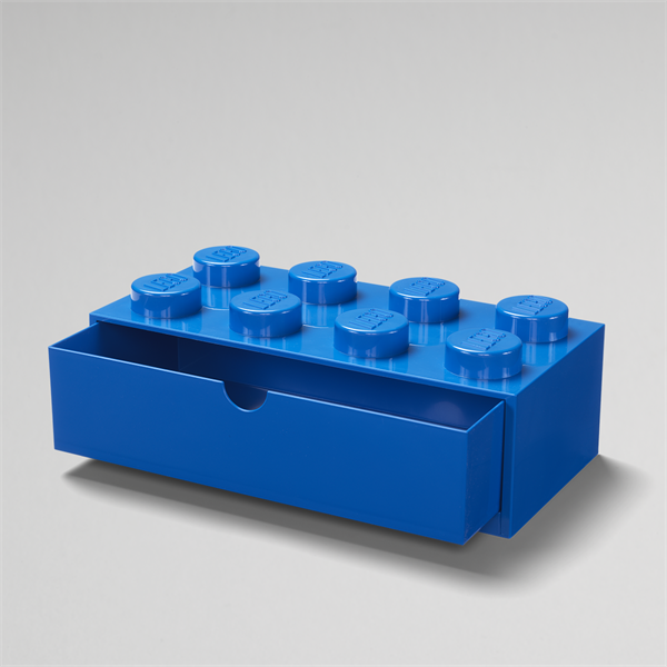 LEGO Fiókos tárolódoboz 2x4,kicsi, kék