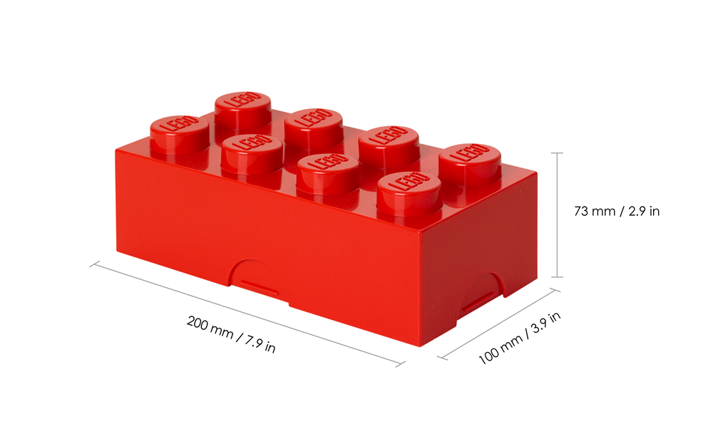 LEGO Klasszikus tárolódoboz, piros
