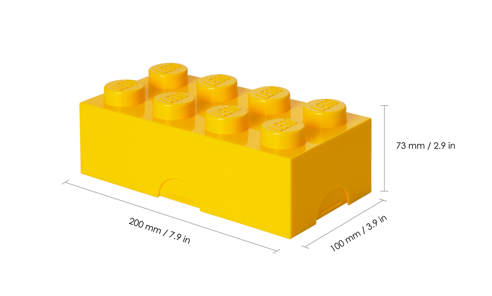 LEGO Klasszikus tárolódoboz, sárga