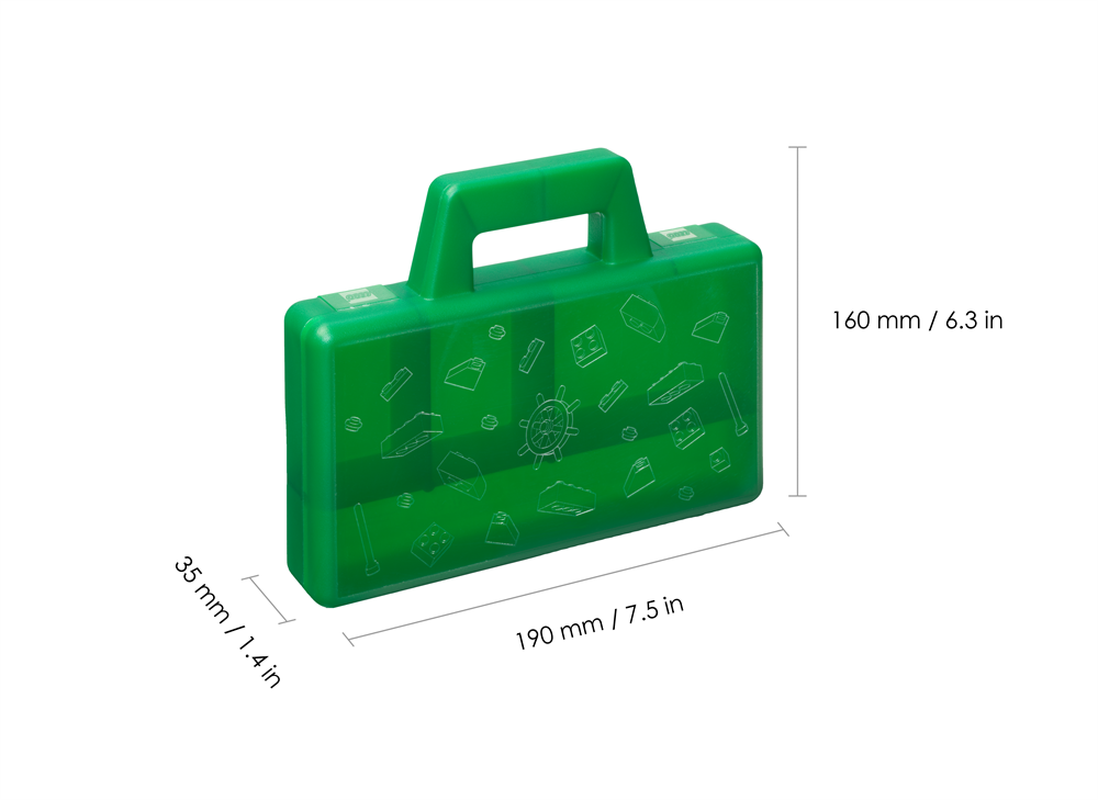 LEGO Rendszerező táska, zöld