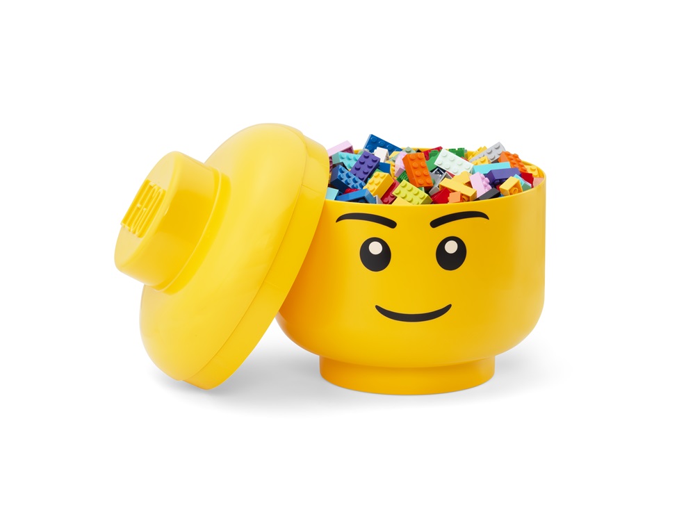 LEGO Fiú tárolófej, nagy (8,5 literes)