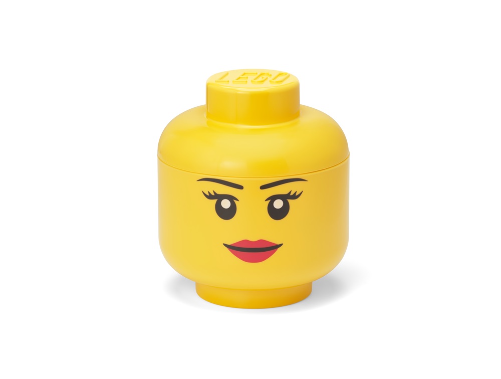 LEGO Lány tárolófej, kicsi (2 literes)