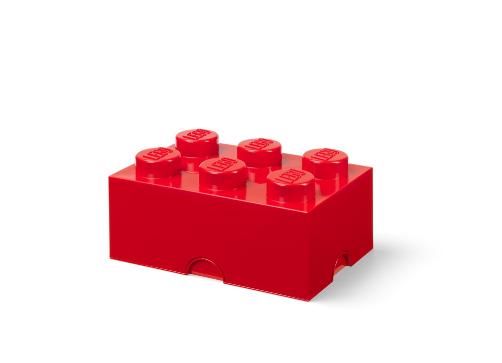LEGO Tárolódoboz, piros (12,1 literes)