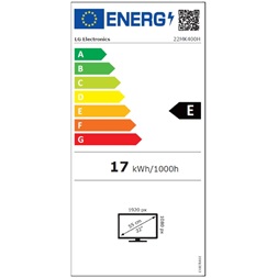 LG 21,5" 22MK400H-B FHD TN HDMI/VGA fekete LED monitor