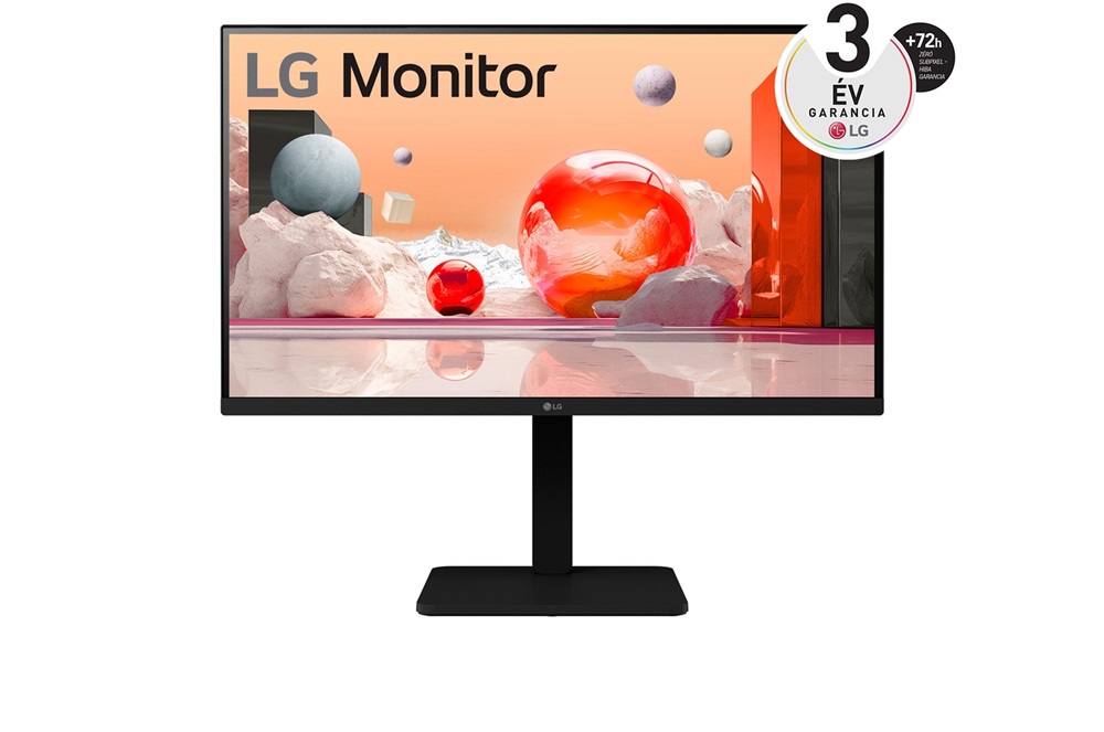 LG 27" 27BA550-B FHD IPS 100Hz USB/HDMI/VGA/DP fekete LED monitor