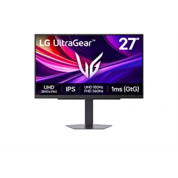 LG 27" 27G810A-B.AEU 4K UHD IPS 180Hz HDMI/DP/USB gamer monitor