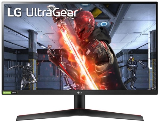 LG 27" 27GN600-B FHD IPS 144Hz DP/HDMI fekete gamer monitor