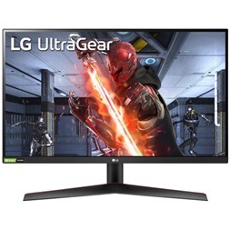 LG 27" 27GN600-B FHD IPS 144Hz DP/HDMI fekete gamer monitor