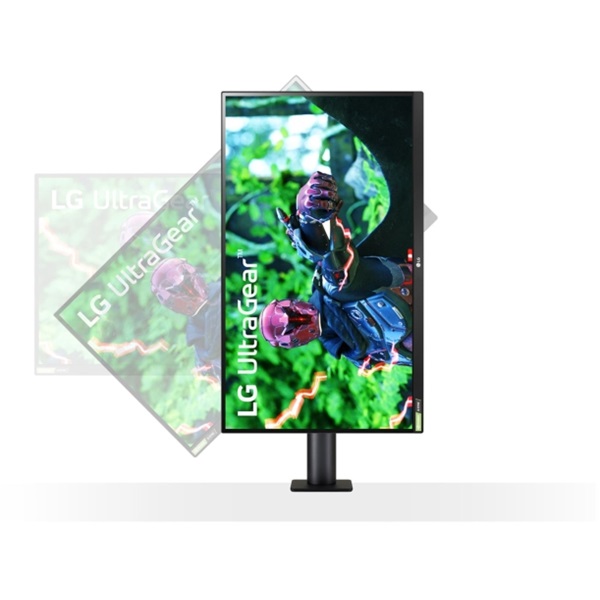LG 27" 27GN880-B QHD Nano IPS 144Hz DP/HDMI fekete gamer monitor