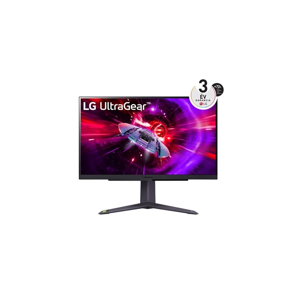 LG 27" 27GR75Q-B QHD IPS 165Hz DP/HDMI gamer monitor