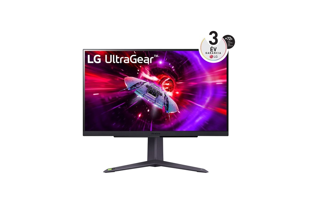 LG 27" 27GR75Q-B QHD IPS 165Hz DP/HDMI gamer monitor