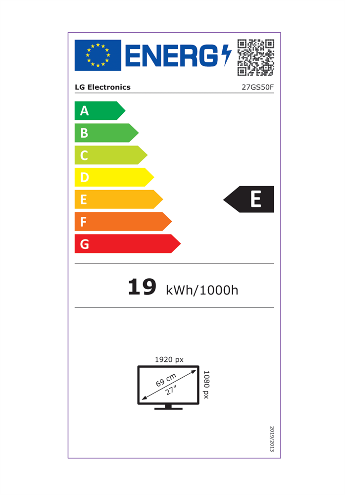 LG 27" 27GS50F-B FHD VA 180Hz HDMI/DP gamer monitor (Újracsomagolt)