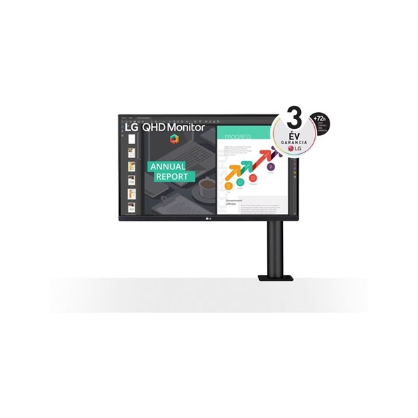LG 27" 27QN880P QHD IPS HDMI/DP/USB-C/USB monitor