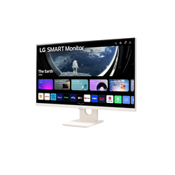 LG 27" 27SR50F-W, 1920x1080 IPS 16:9, 14ms, 2xHDMI/2xUSB/Bluetooth/AirPlay, hangszóró smart monitor (Újracsomagolt)
