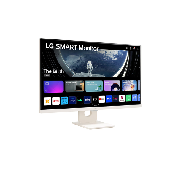 LG 27" 27SR50F-W, 1920x1080 IPS 16:9, 14ms, 2xHDMI/2xUSB/Bluetooth/AirPlay, hangszóró smart monitor (Újracsomagolt)