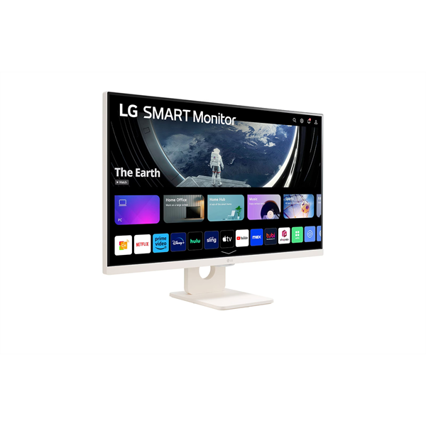 LG 27" 27SR50F-W, 1920x1080 IPS 16:9, 14ms, 2xHDMI/2xUSB/Bluetooth/AirPlay, hangszóró smart monitor (Újracsomagolt)