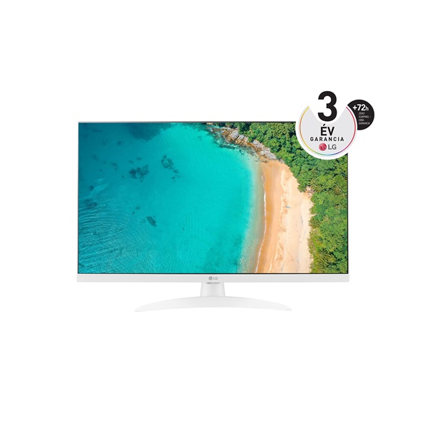 LG 27" 27TQ615S-WZ Full HD HDMI/USB/CI/WiFi/Bluetooth fehér smart monitor/TV (Újracsomagolt)