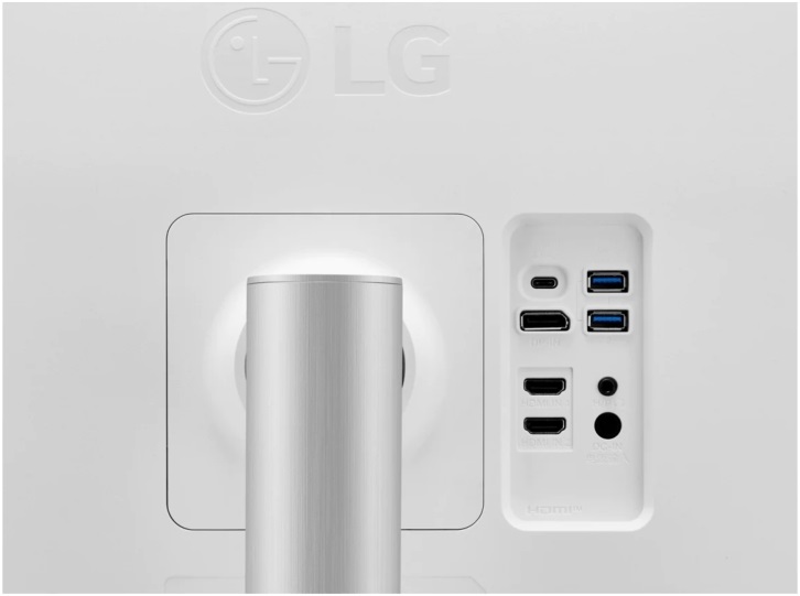 LG 27" 27UP850-W 4K UHD IPS HDMI/DP/USB fehér monitor