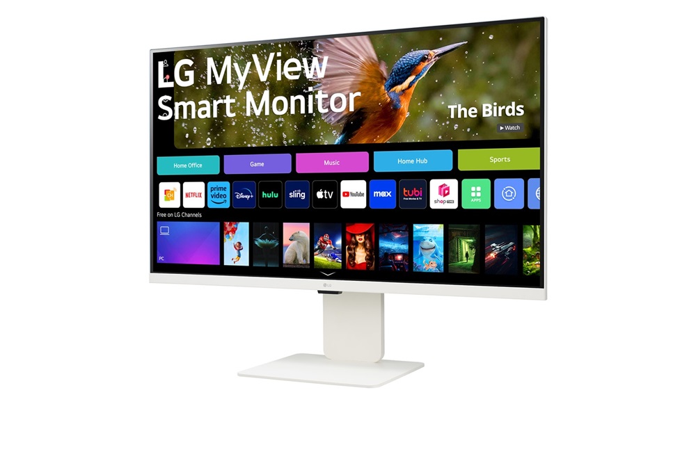 LG 31,5" 32SR85U-W UHD IPS HDMI/USB/Bluetooth/AirPlay smart monitor