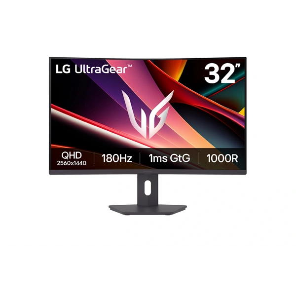 LG 32" 32G600A-B.AEUQ QHD VA 180Hz HDMI/DP ívelt gamer monitor